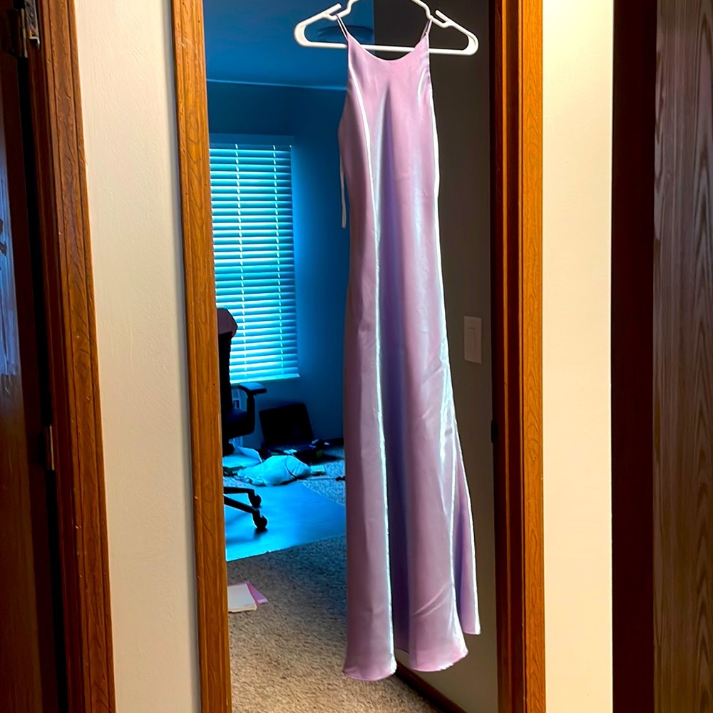 Light purple prom dress